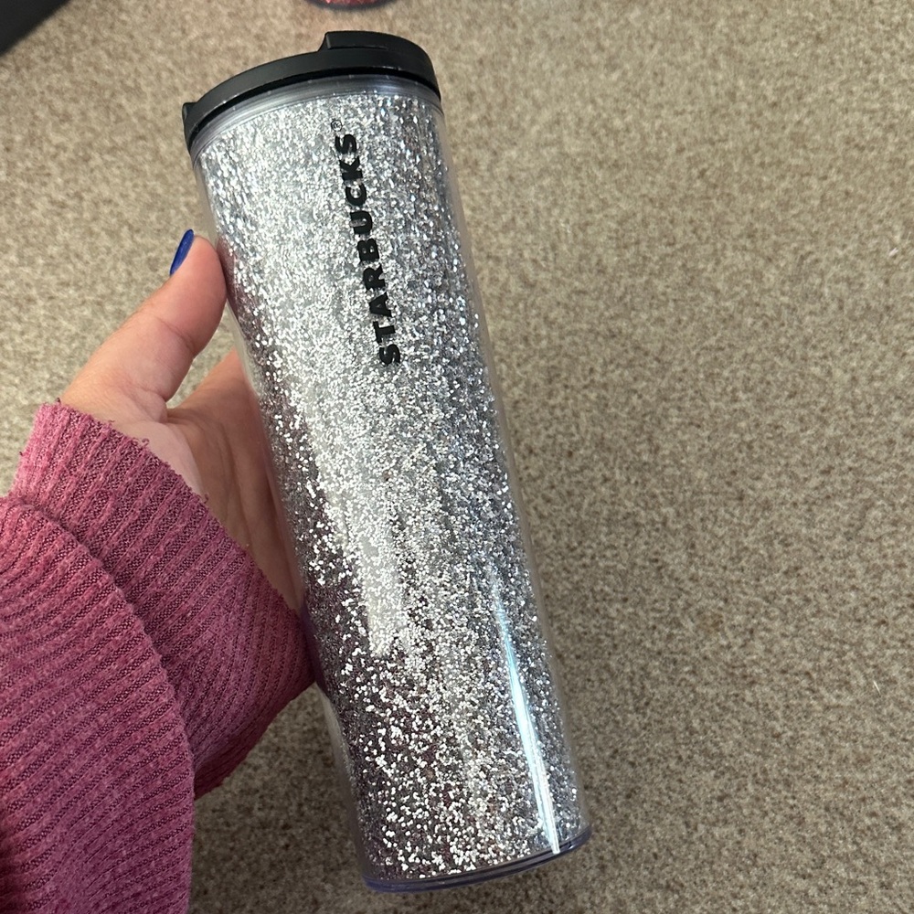 Starbucks Shimmering Silver Tumbler 16 oz